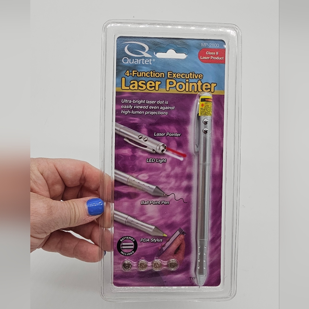 Quartet 4-Function Executive Laser Pointer NIP